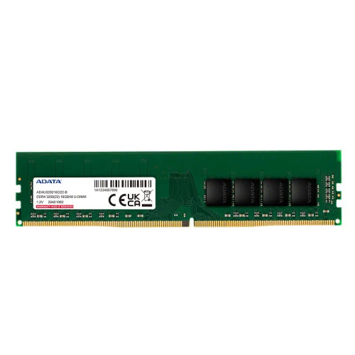 رم دسکتاپ DDR4 تک کاناله 3200 مگاهرتز CL22 ای دیتا مدل U-DIMM ظرفیت 16 گیگابایت